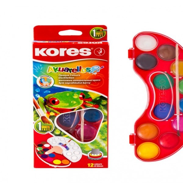 ACUARELA ESTUCHE C12PINCGODETE 30102P KORES